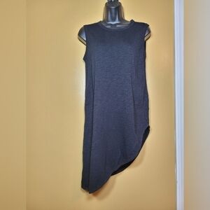 Wilt 100% Cotton Asymmetric Black Mini Dress sz XS